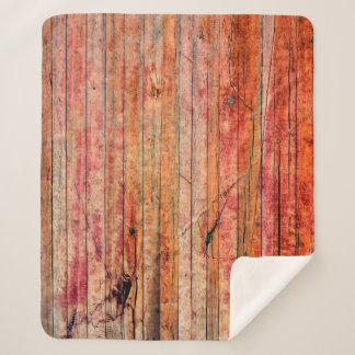 abstracte en antiek achtergrond van houtgrijze ach sherpa deken