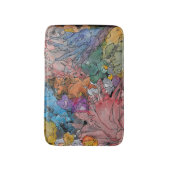 Abstracte en kleurrijke badmat (Voorkant Verticaal)