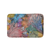 Abstracte en kleurrijke badmat (Voorkant)