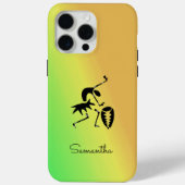 Abstracte en kleurrijke Geweldige Silhouette Dance Case-Mate iPhone Case (Achterkant)