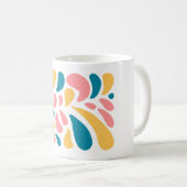 Abstracte en kleurrijke vormen Klassieke Mok (Voorkant rechts)