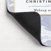 Abstracte en minimale blauwe Waterverf Muismat (Hoek)