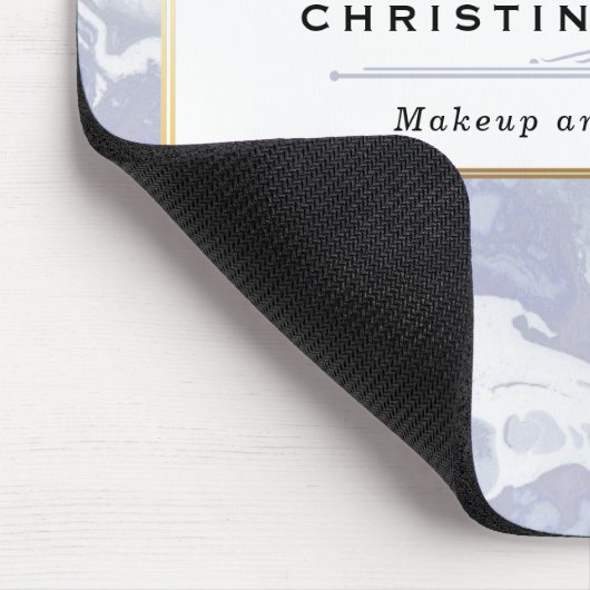 Abstracte en minimale blauwe Waterverf Muismat (Hoek)