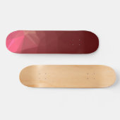 Abstracte en moderne Geo-Design - Scarlet-Roos Skateboard (Horizontaal)