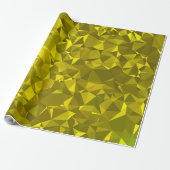 Abstracte en moderne geometrische Design - Goud li Cadeaupapier (Uitgerold)