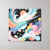 Abstracte en moderne kunst canvas afdruk (Voorkant)