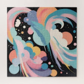 Abstracte en moderne kunst legpuzzel (Horizontaal)