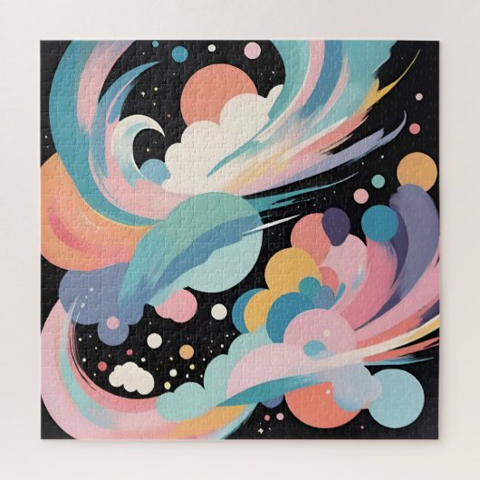 Abstracte en moderne kunst legpuzzel (Verticaal)