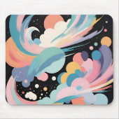 Abstracte en moderne kunst muismat (Voorkant)