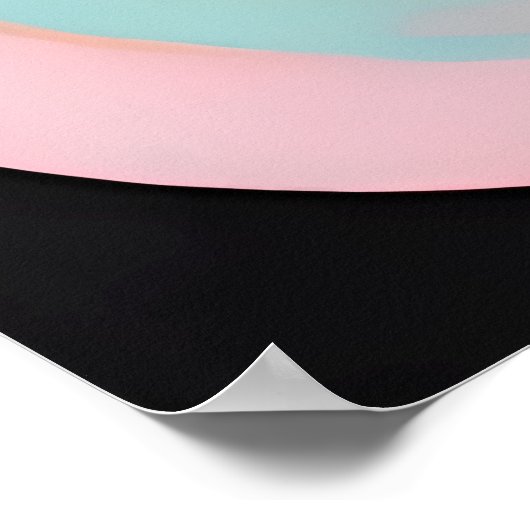 Abstracte en moderne kunst poster (Hoek)