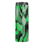 Abstracte en zwarte kunst thermosbeker (Achterkant)