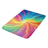 Abstracte energie burst grafiek badmat (Gekanteld)
