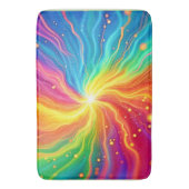 Abstracte energie burst grafiek badmat (Voorkant Verticaal)
