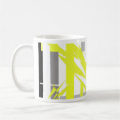 Abstracte Energie Kunst Koffiemok (Links)