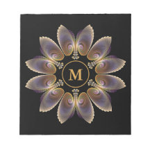 Abstracte engelenvleugels mandala fractale monogra