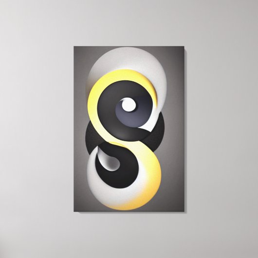 Abstracte Enso Canvas Afdrukken (Voorkant)