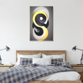 Abstracte Enso Canvas Afdrukken (Insitu (Slaapkamer))