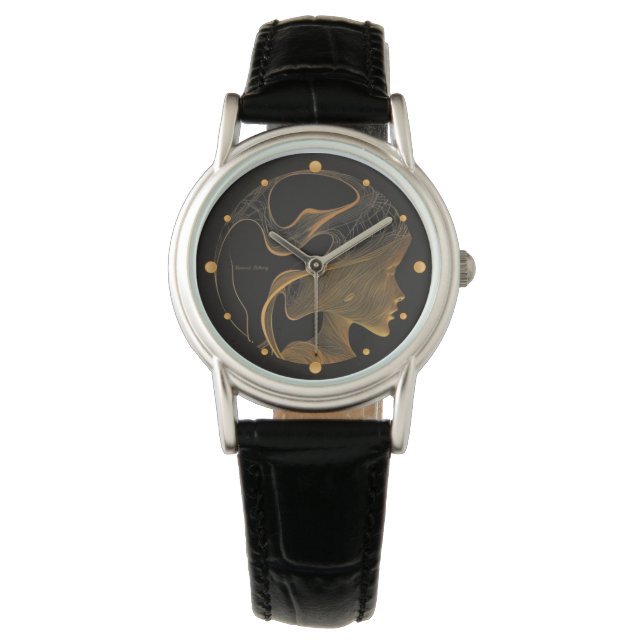 Abstracte Enso Watch Horloge (Voorkant)