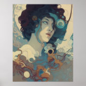 Abstracte essentie van Zen Poster (Voorkant)