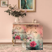 Abstracte etherische bloem tissuepapier