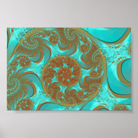 Abstracte etherische kunst poster (Voorkant)