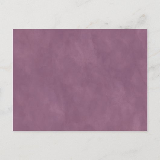 Abstracte etherische Lila Paarse bruiloft uitnodig Aankondigingskaart (Achterkant)