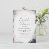 Abstracte etherische Wisteria Paarse Vrijgezellenf Kaart (Staand voorkant)