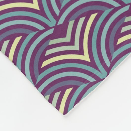 Abstracte etnische achtergrond 2 fleece deken (Hoek)