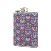 Abstracte etnische achtergrond 2 heupfles (Links)