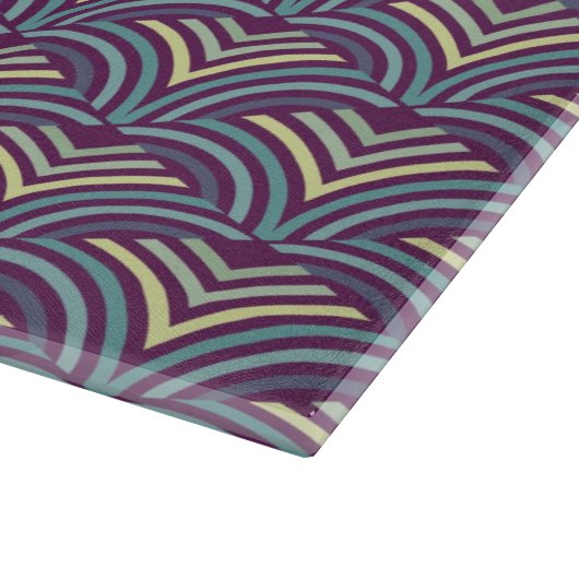 Abstracte etnische achtergrond 2 snijplank (Hoek)