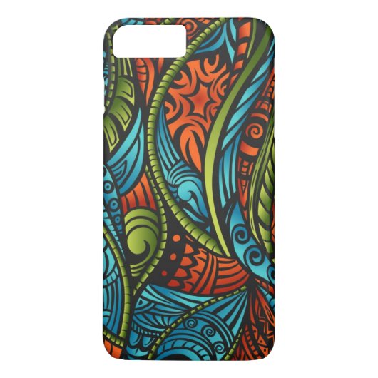 Abstracte etnische achtergrond Case-Mate iPhone case (Achterkant)