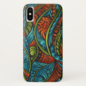 Abstracte etnische achtergrond Case-Mate iPhone case (Achterkant)