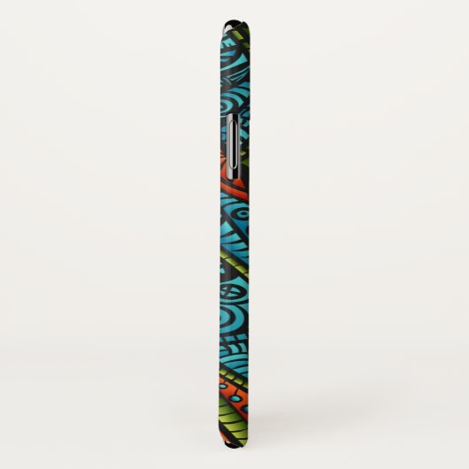 Abstracte etnische achtergrond Case-Mate iPhone case (Achterkant / rechts)