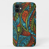 Abstracte etnische achtergrond Case-Mate iPhone case (Achterkant)