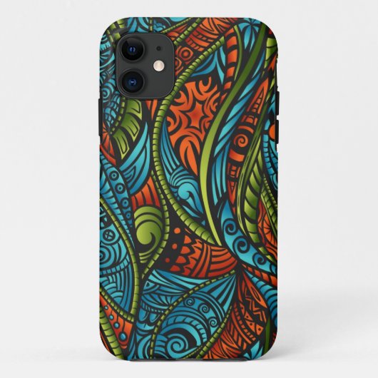 Abstracte etnische achtergrond Case-Mate iPhone case (Achterkant)