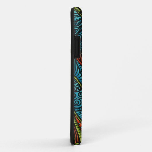 Abstracte etnische achtergrond Case-Mate iPhone case (Achterkant/rechts)