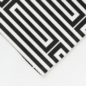 Abstracte etnische achtergrond fleece deken (Hoek)