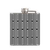 Abstracte etnische achtergrond heupfles (Achterkant)