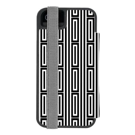 Abstracte etnische achtergrond incipio iPhone portemonnee hoesje (Agenda Achterkant)