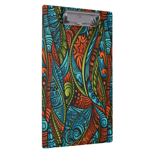 Abstracte etnische achtergrond klembord (Rechts)