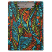 Abstracte etnische achtergrond klembord (Voorkant)