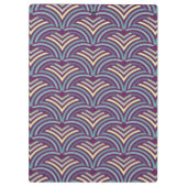 Abstracte etnische achtergrond klembord (Achterkant)