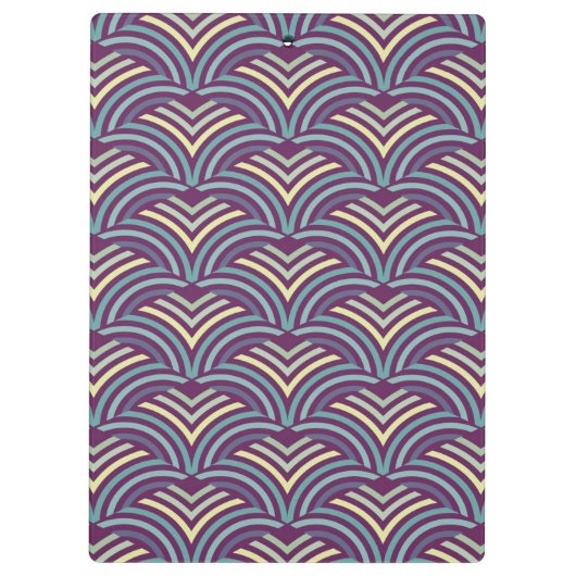 Abstracte etnische achtergrond klembord (Achterkant)