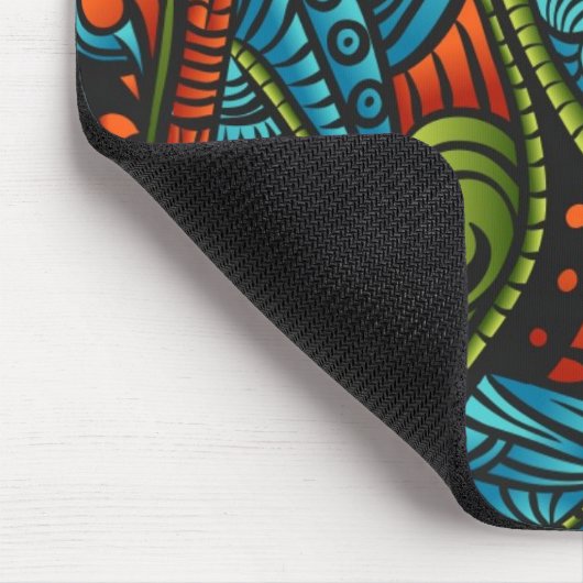 Abstracte etnische achtergrond muismat (Hoek)