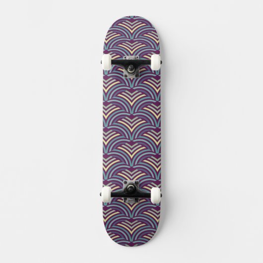 Abstracte etnische achtergrond skateboard (Voorkant)