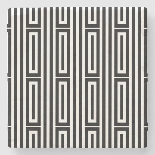 Abstracte etnische achtergrond stenen onderzetter (Voorkant)