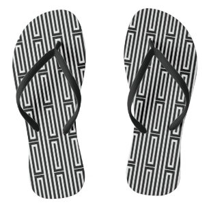 Abstracte etnische achtergrond teenslippers