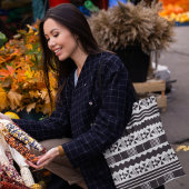 Abstracte etnische Azteken Tote Bag