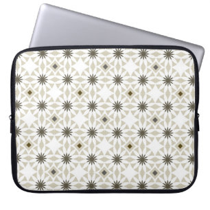 Abstracte etnische geometrische patronen ontwerpen laptop sleeve