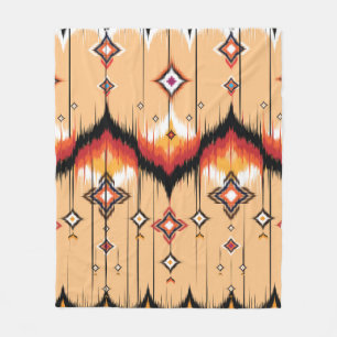 Abstracte etnische geometrische vormgeving, Ikat g Fleece Deken